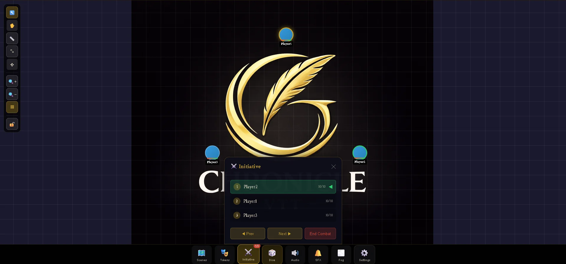 ChronicleVTT Interface